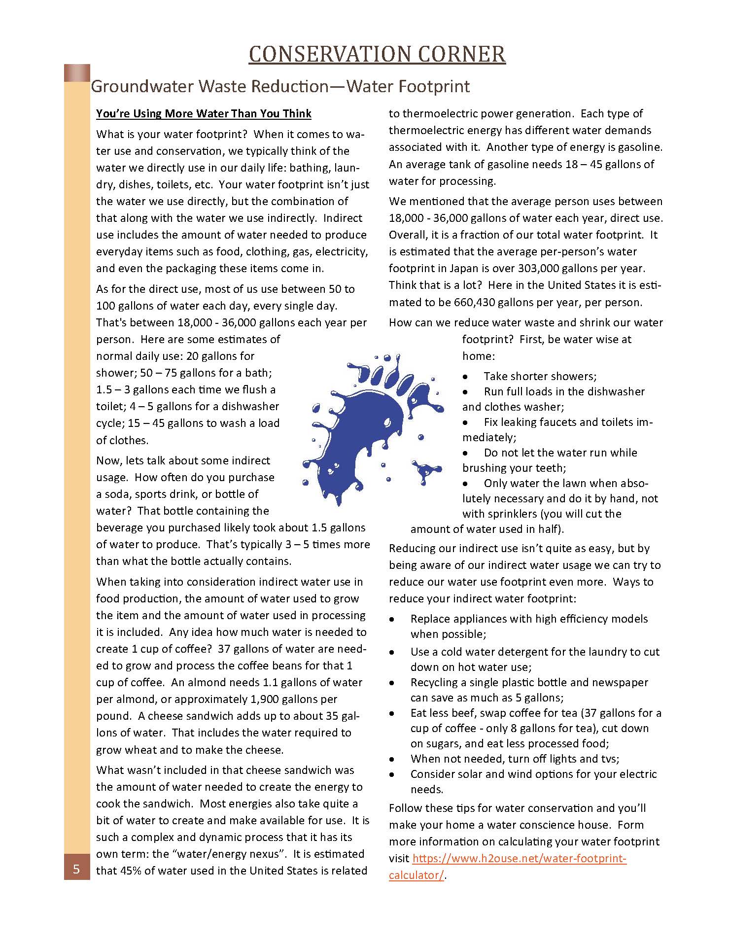 Water Footprint